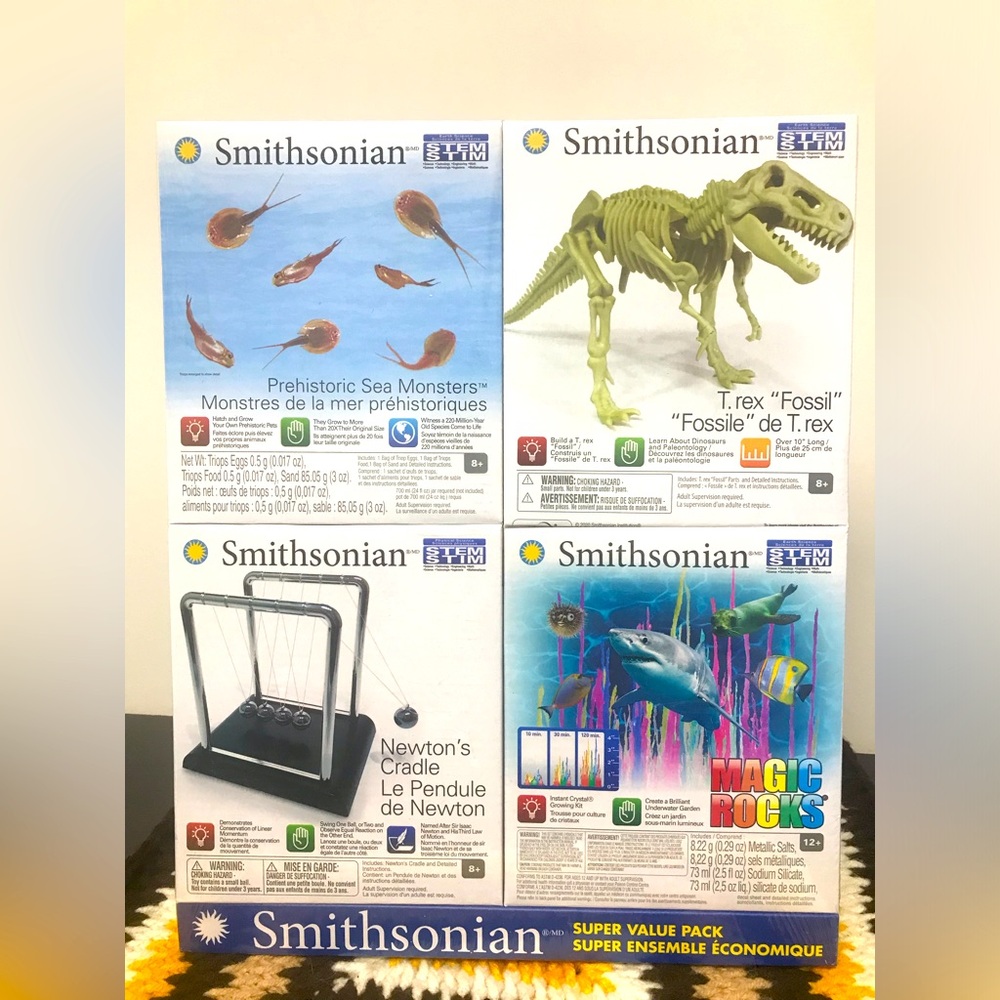 Smithsonian 4 Pack Micro Science Kits